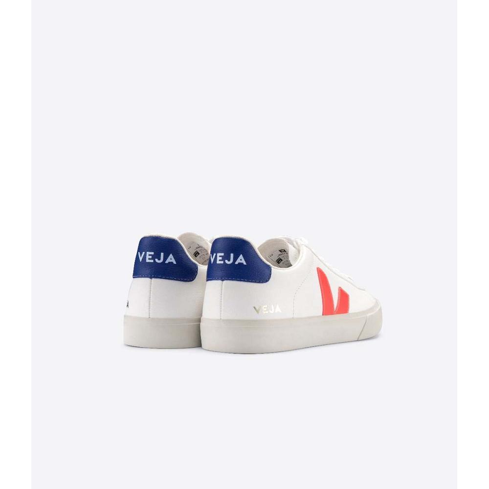 Veja CAMPO CHROMEFREE Low Tops Sneakers Heren White/Orange | NL 202LIS